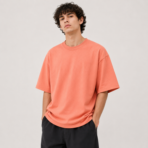 TRIVAA Georgia Peach Oversized Terrysoft T-Shirt