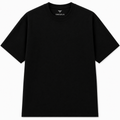 TRIVAA Black Oversized Terrysoft T-Shirt