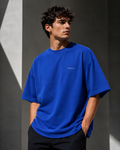 TRIVAA Royal Blue Oversized T Shirt for Men