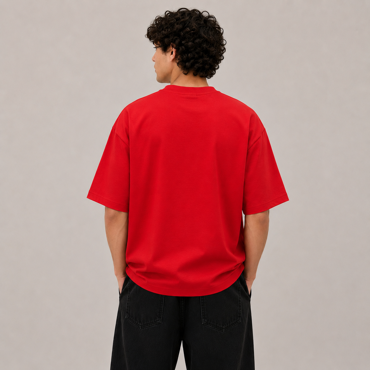 TRIVAA Icon RED Oversized Tee