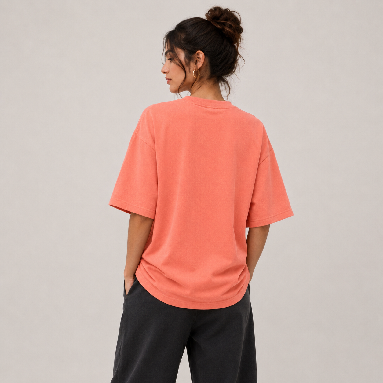 TRIVAA Georgia Peach Oversized Terrysoft T-Shirt (Women)