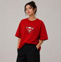TRIVAA Icon Red Oversized Tee