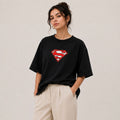 TRIVAA Icon Black Oversized Tee